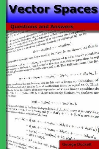Vector Spaces: Questions and Answers