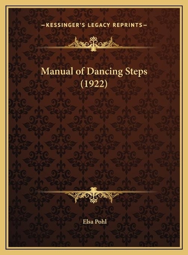 Manual of Dancing Steps (1922)