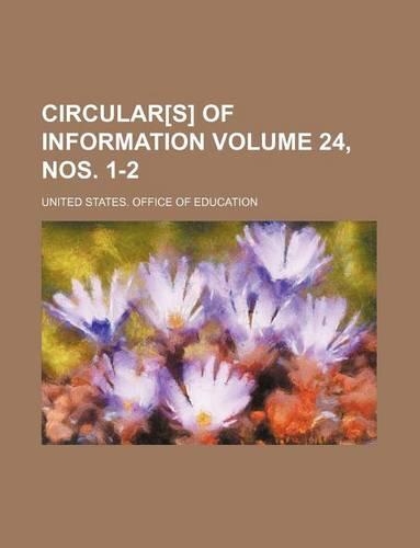 Circular[s] of Information Volume 24, Nos. 1-2