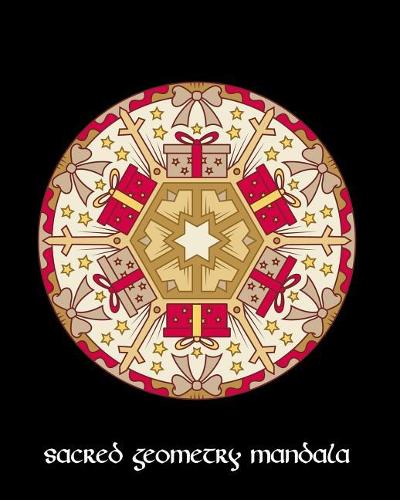 Sacred Geometry Mandala: Present Presence Mandala Art Journal Cover, Cornell Lined Notebook . Geometric Design for Yoga, Meditation, Dream Diary or Notes for Work or School.