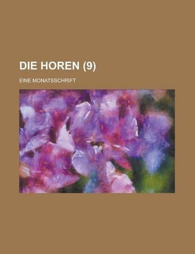 Die Horen; Eine Monatsschrift (9)