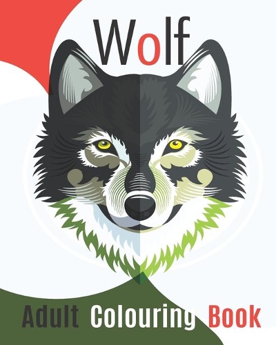 Wolf Adult Colouring Book