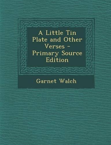 A Little Tin Plate and Other Verses
