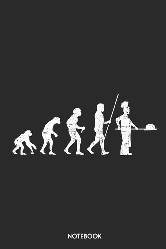 Notebook: Funny Baker Evolution Notebook Unique Baking Journal Gift Idea for Men, Women & Children Personalized Lined Note Book, Individual Dairy, Special Boo