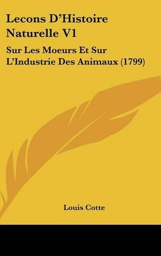 Lecons D'Histoire Naturelle V1