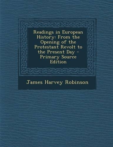 Readings in European History