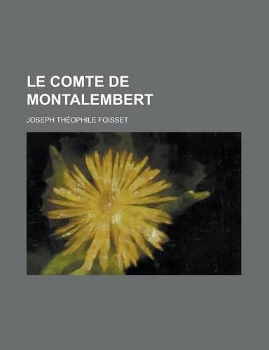Le Comte de Montalembert