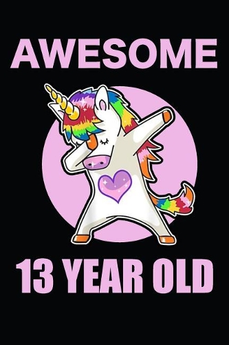 13th Birthday Dabbing Unicorn