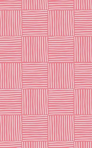 Pink Salmon Stripe Weave - Lined Notebook with Margins - 5x8: 101 Pages, 5 x 8, College Ruled, Journal, Soft Cover