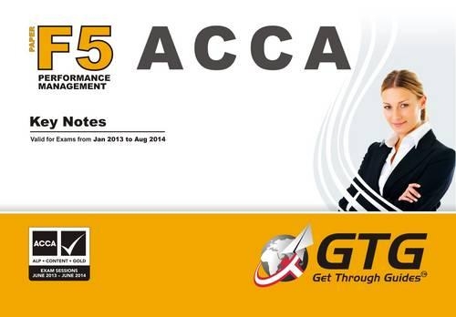 Performance Management: Paper F5