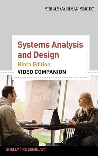 Systems Analysis and Design, Video Companion: (Shelly Cashman)