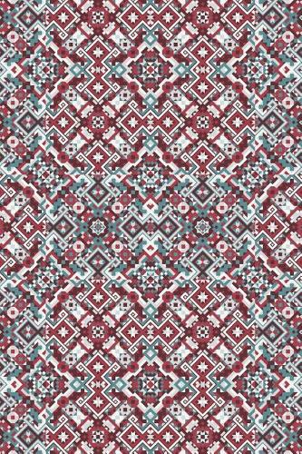 Viking Pattern - Go To Valhalla 93: Blank Sketch Paper Notebook with frame for Norse Mythology Lovers