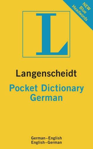 German Langenscheidt Pocket Dictionary: (Langenscheidt Pocket Dictionary)