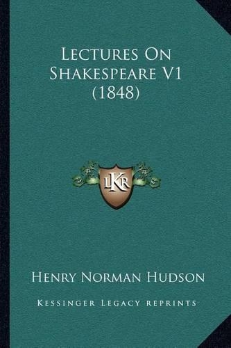 Lectures On Shakespeare V1 (1848)