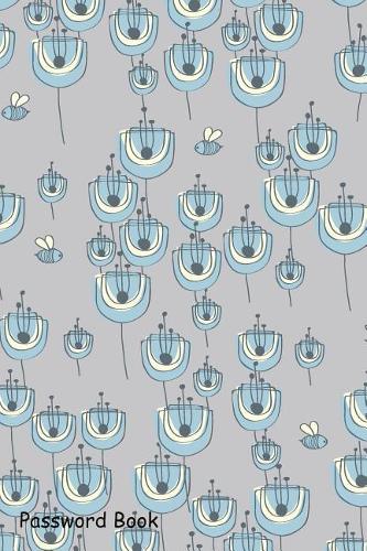 Password Book: Include Alphabetical Index with Natural Abstract Flower