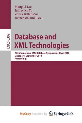Database and XML Technologies