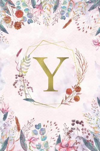 Y - Monogrammed Floral Journal