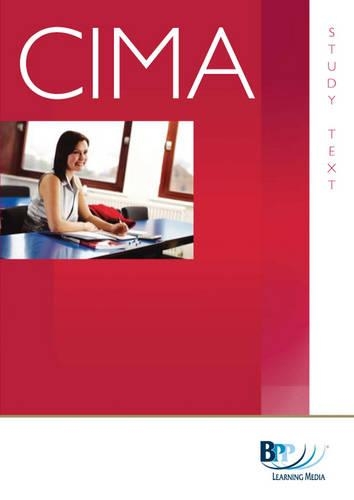 CIMA - P3: Management Accounting: Risk and Control: Study Text