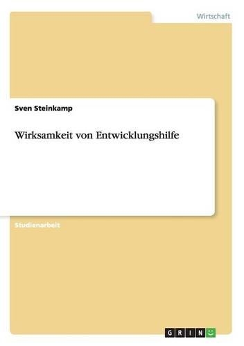Wirksamkeit von Entwicklungshilfe