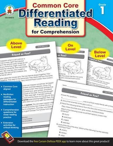 Common Core Differentiated Reading Comprehension, Grade 1: (Differentiated Reading)