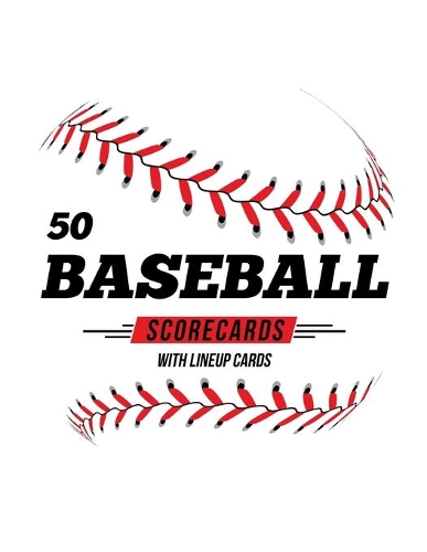 50 Baseball Scorecards With Lineup Cards
