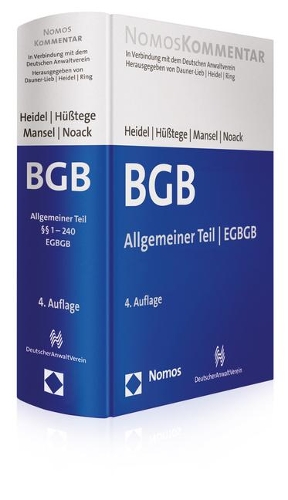 Burgerliches Gesetzbuch: Allgemeiner Teil - EGBGB