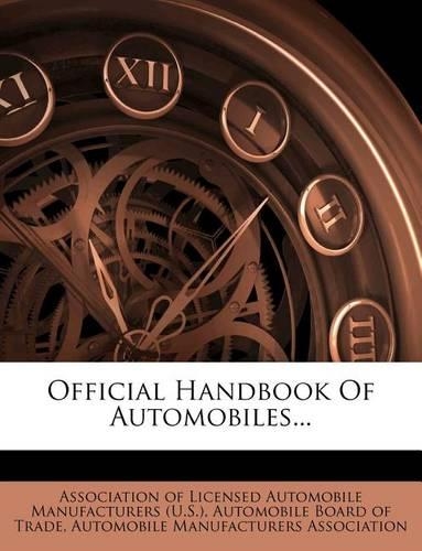 Official Handbook of Automobiles...