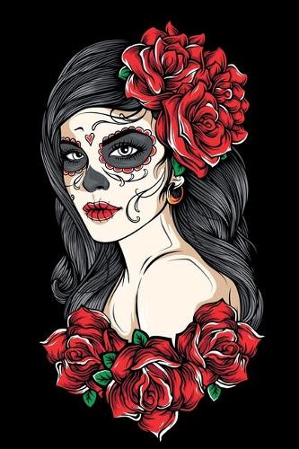 Notes: Sugar Skull Girl / Medium Size Notebook with Lined Interior, Page Number and Daily Entry Ideal for Organization, Taking Notes, Journal, Diary, Daily