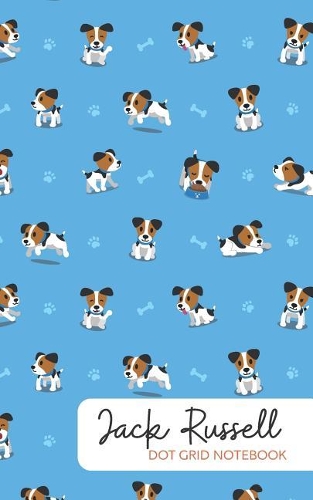 Jack Russell Dot Grid: 200 Page Notebook