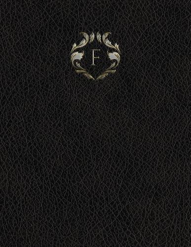 Monogram "F" Sketchbook: (6 Monogram Black 150 Sketch)
