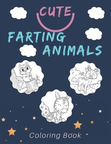Cute Farting Animals Coloring Book
