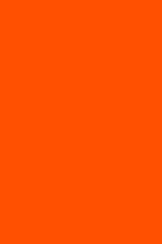 Orange 190 - Combo Lined & Blank Notebook: 190 Pages, Medium Ruled, 6x9 Journal, Soft Cover