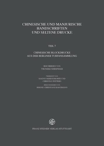 Chinesische Und Manjurische Handschriften Und Seltene Drucke