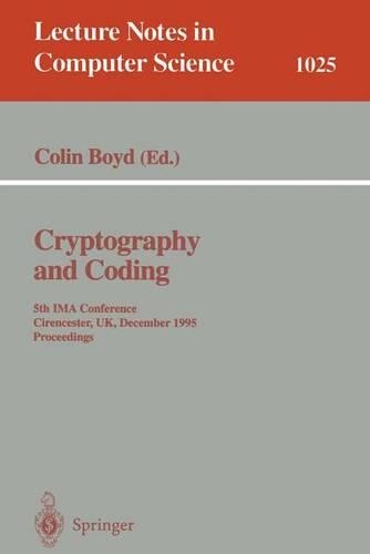 Cryptography and Coding