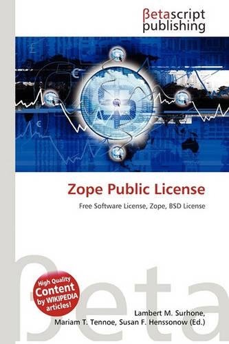Zope Public License