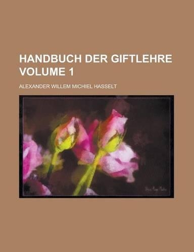 Handbuch Der Giftlehre (1)