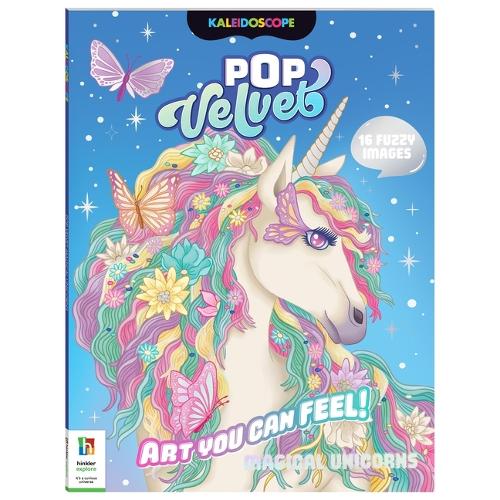 Kaleidoscope Pop Velvet Coloring: Magical Unicorns