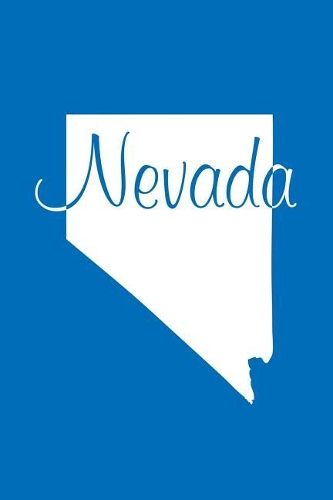 Nevada - Cobalt Blue Lined Notebook with Margins: 101 Pages, Medium Ruled, 6 x 9 Journal, Soft Cover