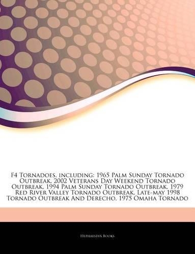 Articles on F4 Tornadoes, Including: 1965 Palm Sunday Tornado Outbreak, 2002 Veterans Day Weekend Tornado Outbreak, 1994 Palm Sunday Tornado Outbreak, 1979 Red River Valley Tornado Outb