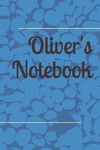 Oliver Personalised Notebook: Oliver Themed Notebook/ Journal/ Notepad/ Diary For Teens, Adults and Kids 100 Black Lined Pages 6 x 9 inches