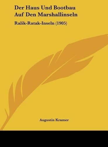 Der Haus Und Bootbau Auf Den Marshallinseln