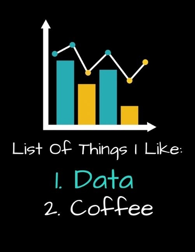 List Of Things I Like 1. Data 2. Coffee: Daily Planner 2020 - Gift For Computer Data Science Related People.