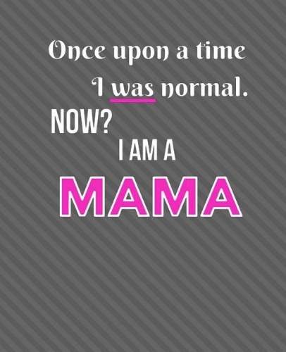 Once Upon a Time I was Normal. Now I'm a Mama.: Journal - Diary - Notebook