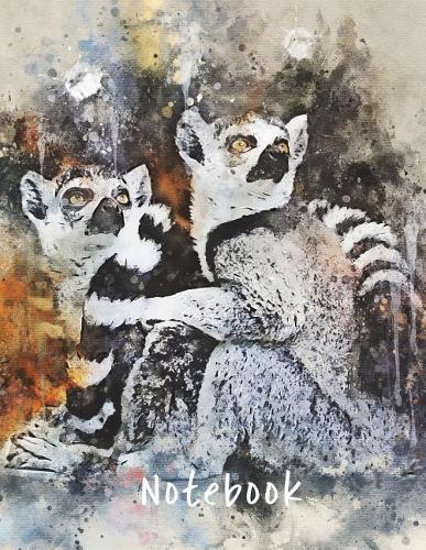Notebook: Lemur 8.5x11(9 Notebook)