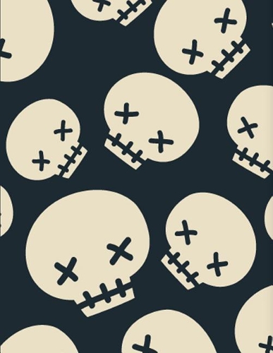 Skull Notebook: Cute Skeleton Journal Book Ruled Lined Page Writing Kid Teen Girl Boy Women Men Funny Black Diary Record Plan Note Pad Kawaii Composition Notebook ((11 Skull Notebook)