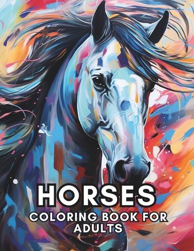 Horses Coloring Book For Adults