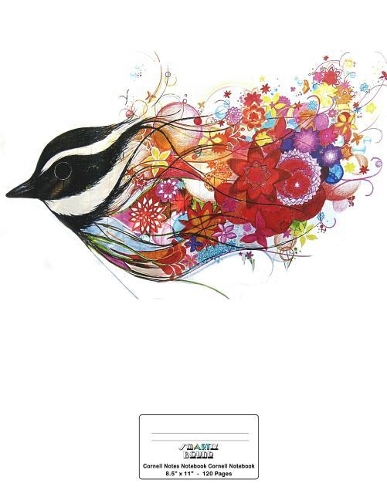 Cornell Notes Notebook: 8.5x11 120 page Cornell Composition Book: Bird Doodles Cover Design