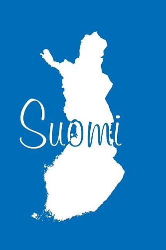 Suomi - Cobalt Blue Lined Notebook with Margins (Finland): 101 Pages, Medium Ruled, 6 x 9 Journal, Soft Cover