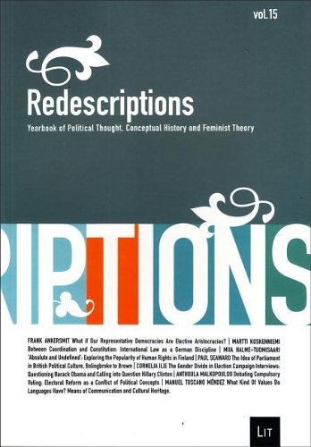 Redescriptions: 15 Yearbook of Political Thought, Conceptual History and Feminist Theory