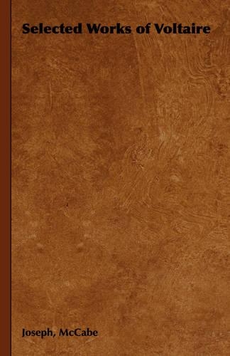 Selected Works of Voltaire